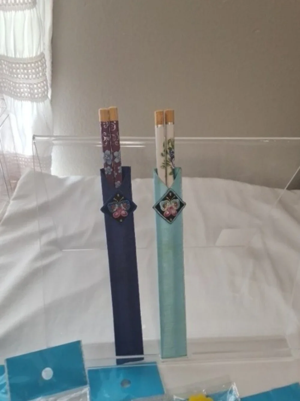 Multicolor Novelty  Chopsticks Set - 2 Adult & 5 Pairs Kids NWT